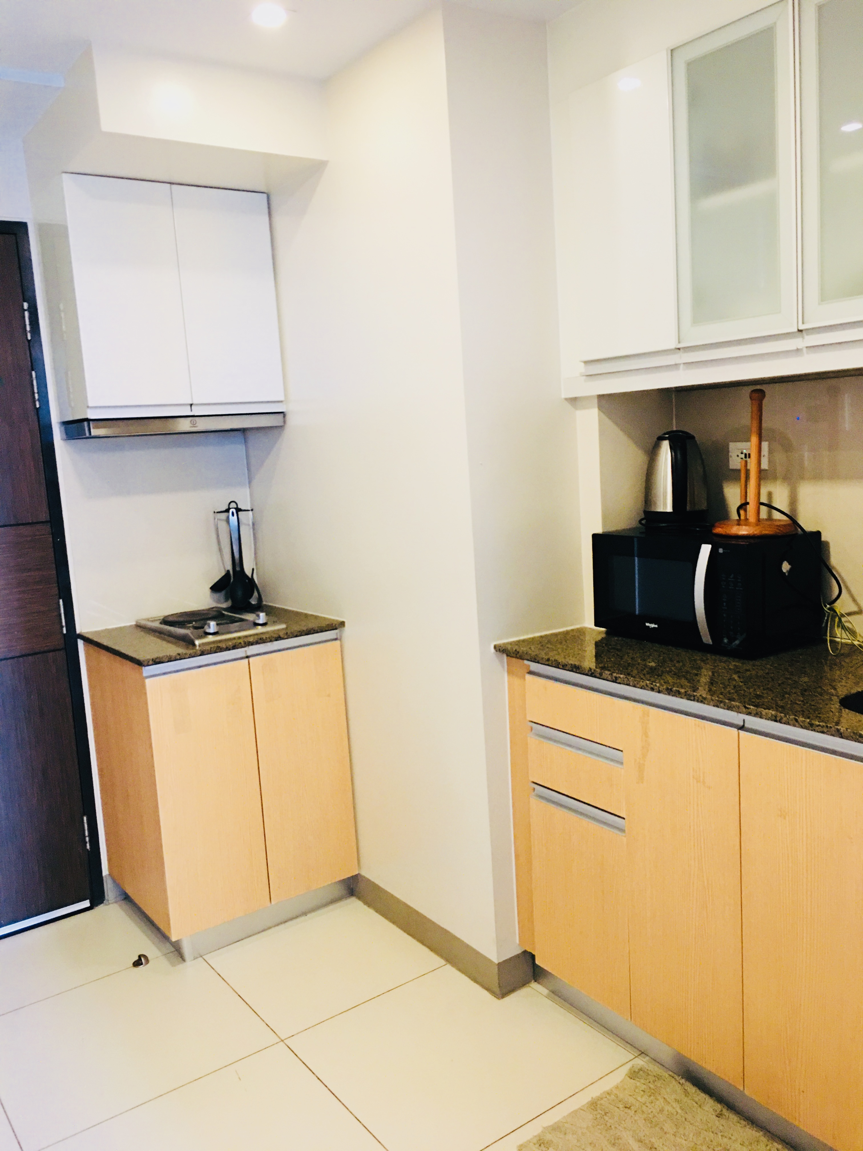Segment of the kitchen